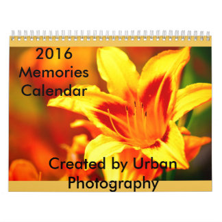 2016 Memories Calendar
