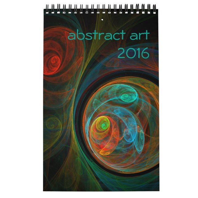2016 Modern Abstract Art Calendar (Cover)