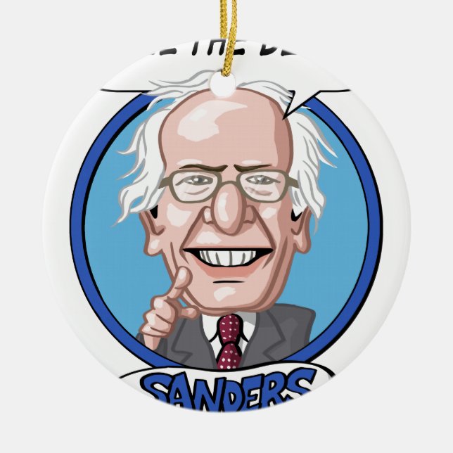 2016 Presidential Election Ceramic Tree Decoration (Front)