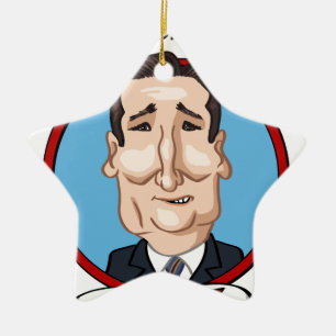 2016 Presidential Election Ceramic Tree Decoration