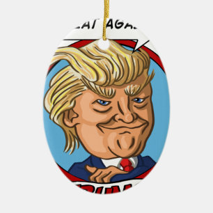 2016 Presidential Election Ceramic Tree Decoration