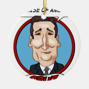 2016 Presidential Election Ceramic Tree Decoration