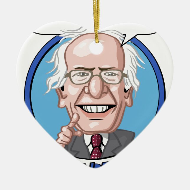 2016 Presidential Election Ceramic Tree Decoration (Front)