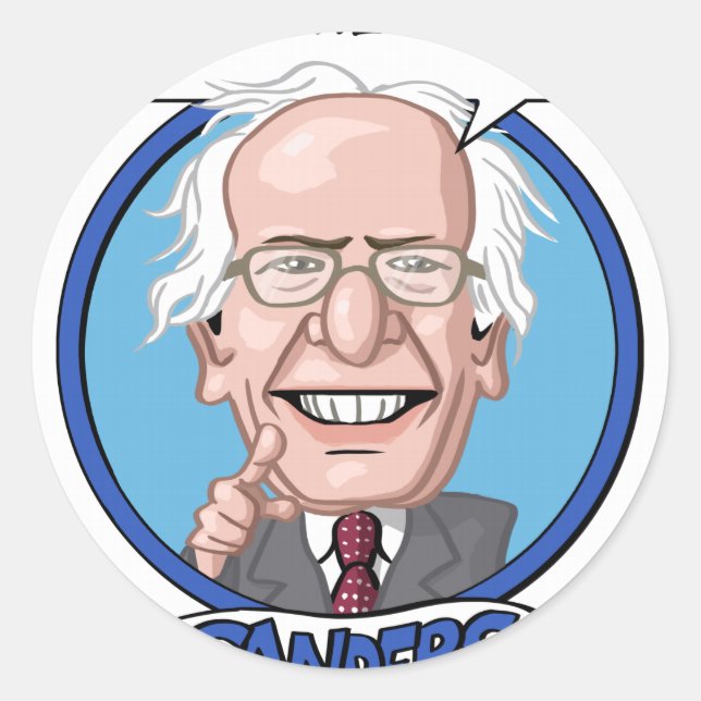 2016 Presidential Election Classic Round Sticker (Front)