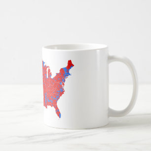 2016 Presidential Election - County Level Results Coffee Mug