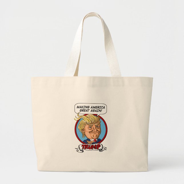 2016 Presidential Election Large Tote Bag (Front)