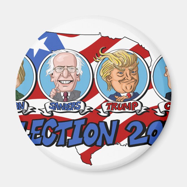 2016 Presidential Election Magnet (Front)