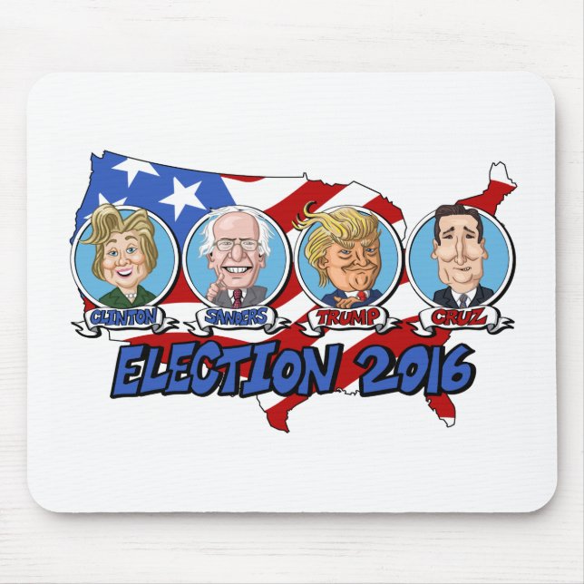 2016 Presidential Election Mouse Mat (Front)