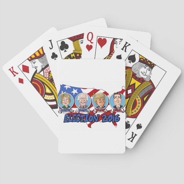 2016 Presidential Election Playing Cards (Back)