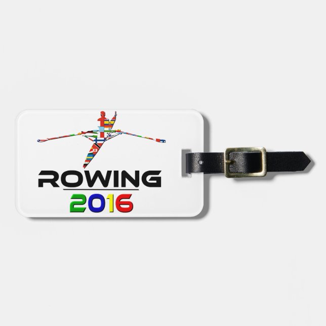 2016: Rowing Luggage Tag (Front Horizontal)