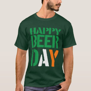 2016 St Patricks Irish Colours Happy Beer Day T-Shirt