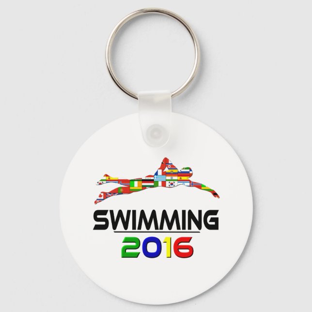 2016:Swimming Key Ring (Front)