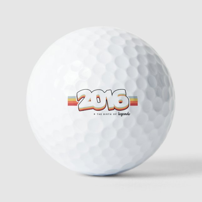 2016 The birth of legends Golf Balls (Front)