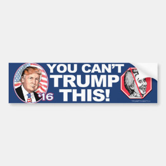 2016 Trump This Anti-Hillary Clinton Bumper Sticker