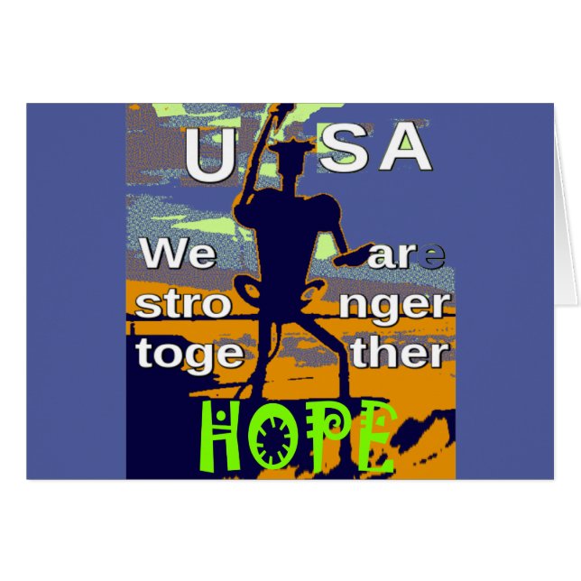 2016 US election Hillary Clinton hope Stronger Tog (Front Horizontal)