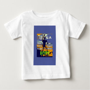 2016 US election Hillary Clinton hope Stronger Tog Baby T-Shirt