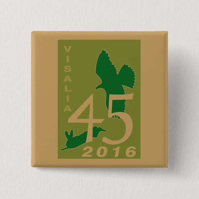 2016 Visalia 15 Cm Square Badge (Front)