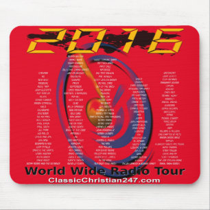 2016 "World Wide Radio Tour" Mouse Pad