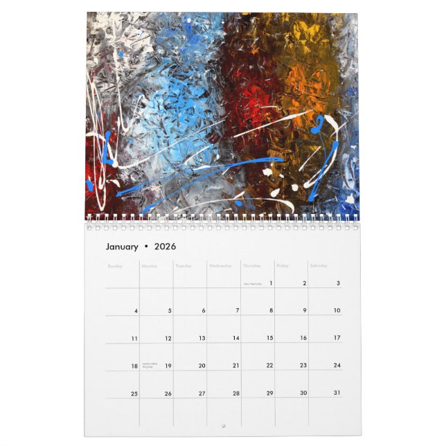 2017 Abstract Calendar (Jan 2026)