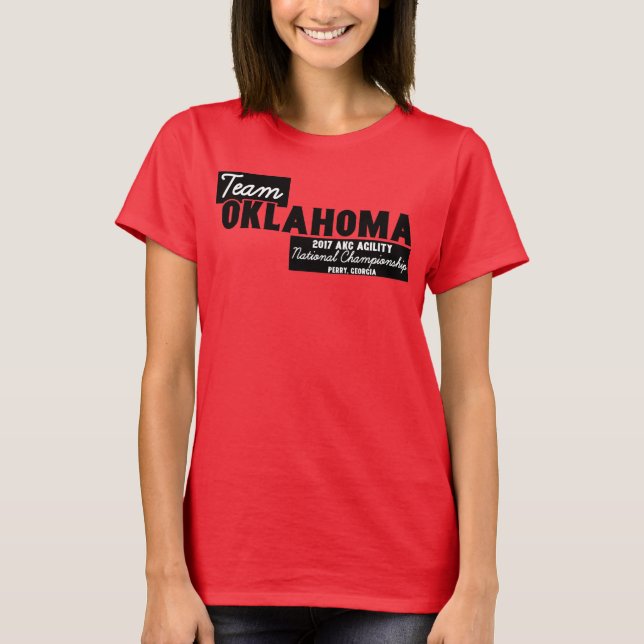2017 AKC Oklahoma Nationals Team T-Shirt (Front)