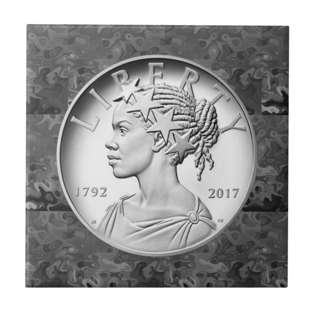  2017 American Liberty 225th Anniversary Silver  C Tile (Front)
