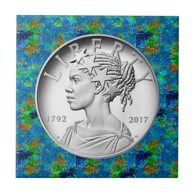  2017 American Liberty 225th Anniversary Silver  C Tile (Front)