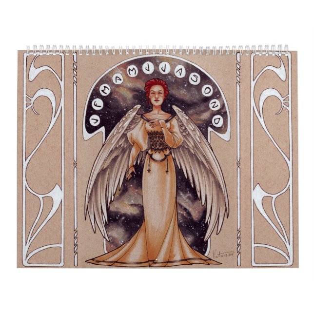 2017 Art Nouveau Ladies Calendar (Cover)