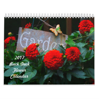 2017 Back Deck Flower Calendar