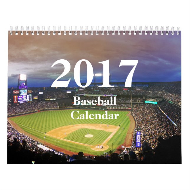 2017 Baseball Calendar-HAMbyWhiteGlove Calendar (Cover)