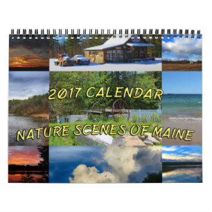 2017 Calendar Nature Scenes Of Maine