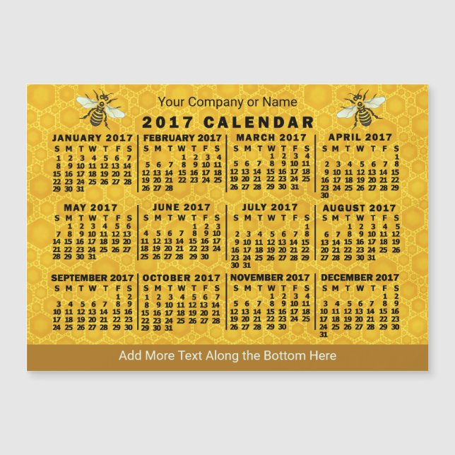 2017 Calendar (See Description for New Version)  (Front)