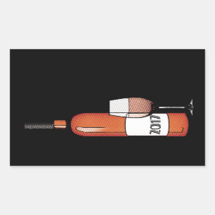 2017 Cheers! Rectangular Sticker