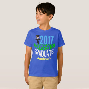 2017 Kindergarten Graduate Custom Kids T-Shirt