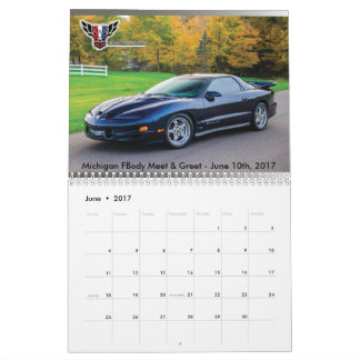2017 Michigan FBody Calendar