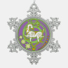 2017 Mink Holidaze Xmas Ornament Green/Purple