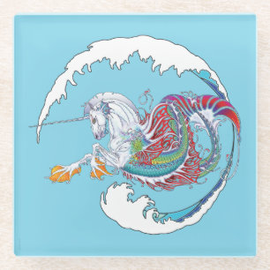 2017 Mink Nest Hippicorn Glass Coaster 2