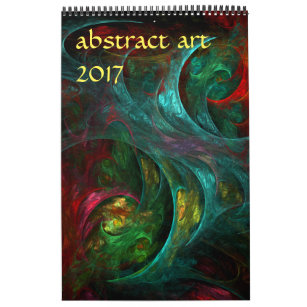 2017 Modern Abstract Art Calendar