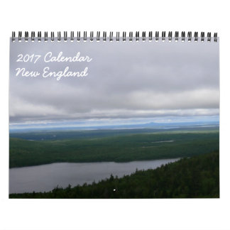 2017 New England Calendar