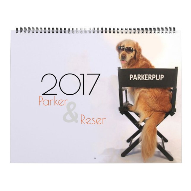 2017 ParkerPup & Reser Calendar (Cover)