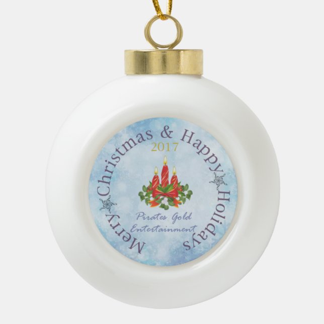 2017 PGE Ceramic Ball Ornament (Front)
