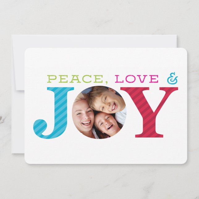 2017 PHOTO HOLIDAY simple bold joy modern colourfu (Front)