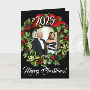 2017 President Donald Trump & Melania Christmas Holiday Card