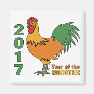 2017 Rooster magnet