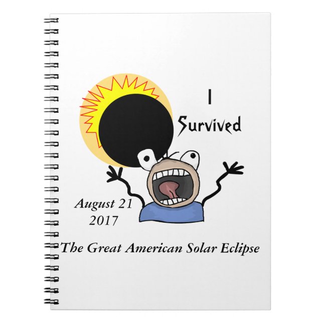 2017 Solar Eclipse Survival Edition Notebook (Front)