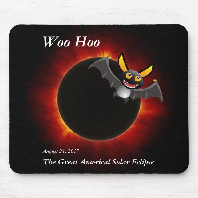 2017 Solar Eclipse, Vampire Edition Mouse Mat (Front)