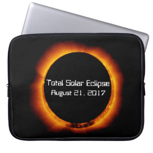 2017 Total Solar Eclipse Laptop Sleeve