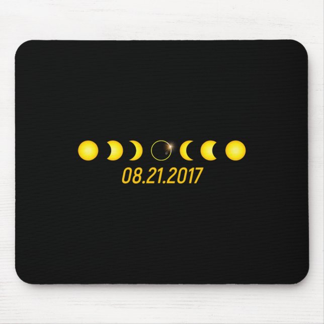 2017 Total Solar Eclipse  Mouse Mat (Front)