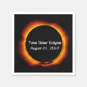 2017 Total Solar Eclipse Napkin