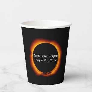 2017 Total Solar Eclipse Paper Cups