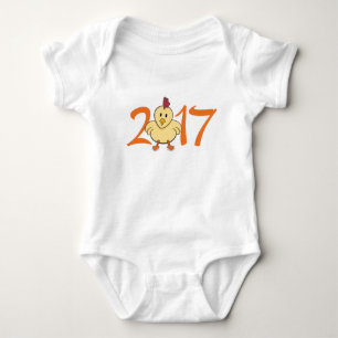 2017 Year of the Rooster Baby Bodysuit